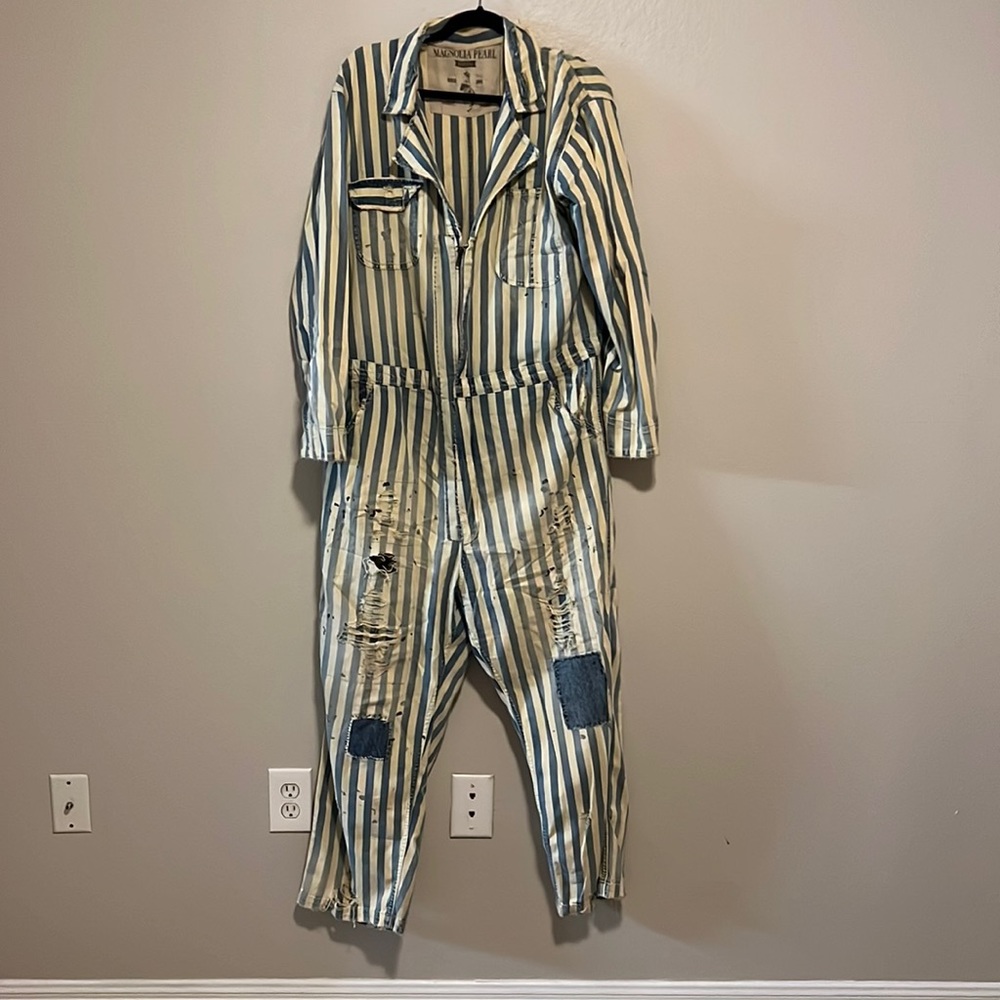 Magnolia Pearl striped jumpsuit